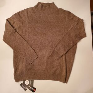 NWT- Chanyarn-  100% Merino Wool-  Sweater - Tan -  XL